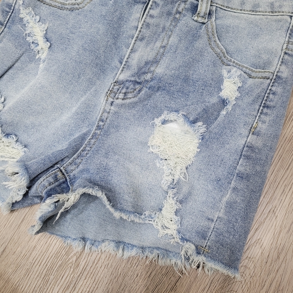 2/$20 Y2K Blue Denim Jeans Short85% Cotton Size: 24" - Picture 4 of 6